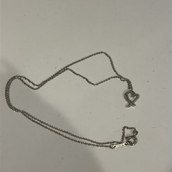 Tiffany & Co Paloma Picasso Loving Silver Heart Necklace - Picture 5 of 6